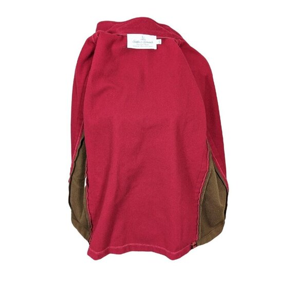 Vintage Wool Blend Womens L Vest Suttles Seawinds Vicki Lynn Bardon Red Canada - Picture 5 of 8